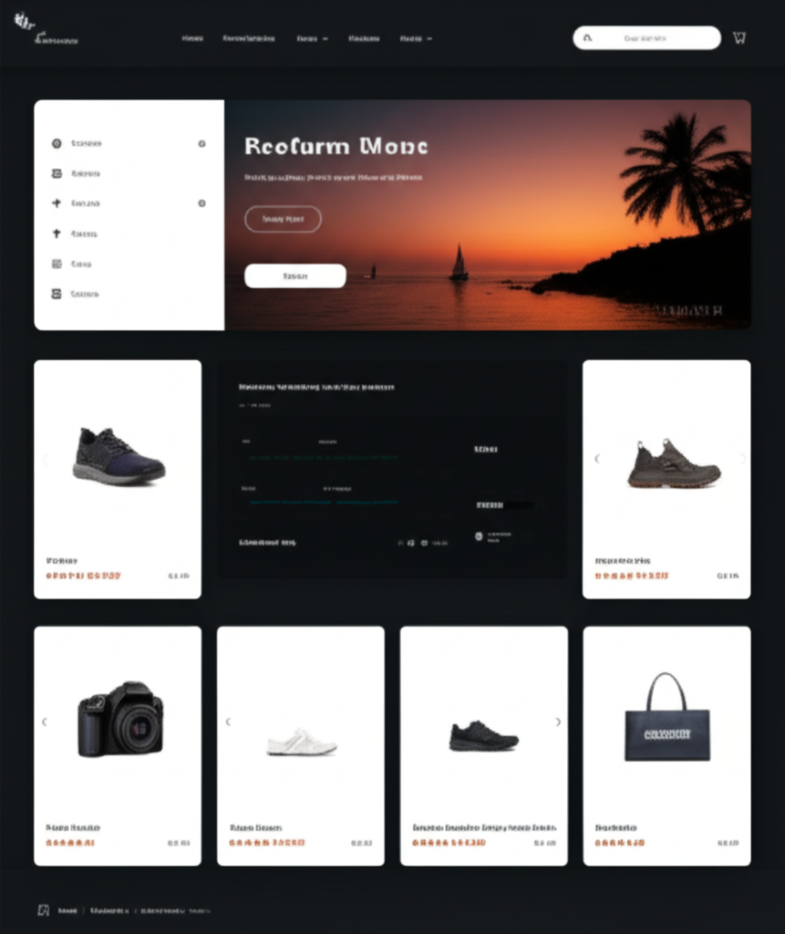Il·lustració per a Pàgines web i E-commerce
